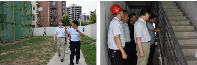 陈总工一行领导实地参观网投易建高层住宅样板楼项目
